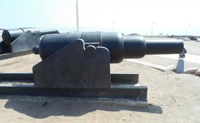 cañon Vavasseur de la artilleria peruana