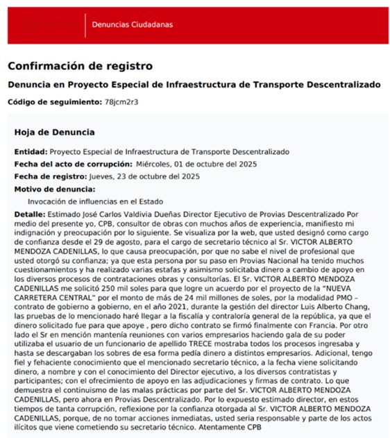 ActoCorrupció´n