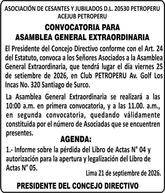 Convocatoria